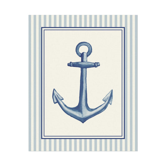 Vintage Anchor Watercolor Print