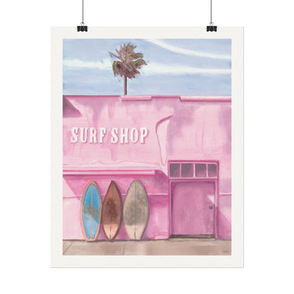 Surf Shop Watercolor