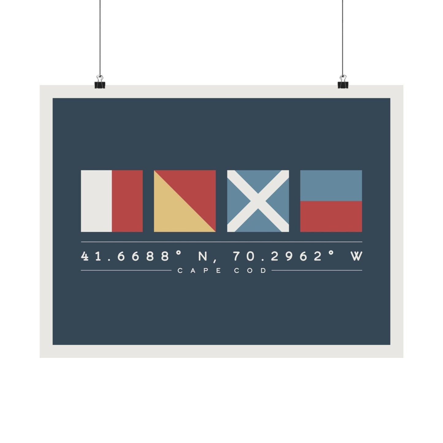 "HOME" Nautical Flags - Cape Cod