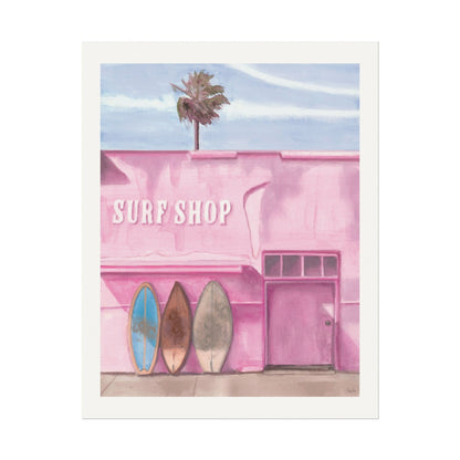 Surf Shop Watercolor