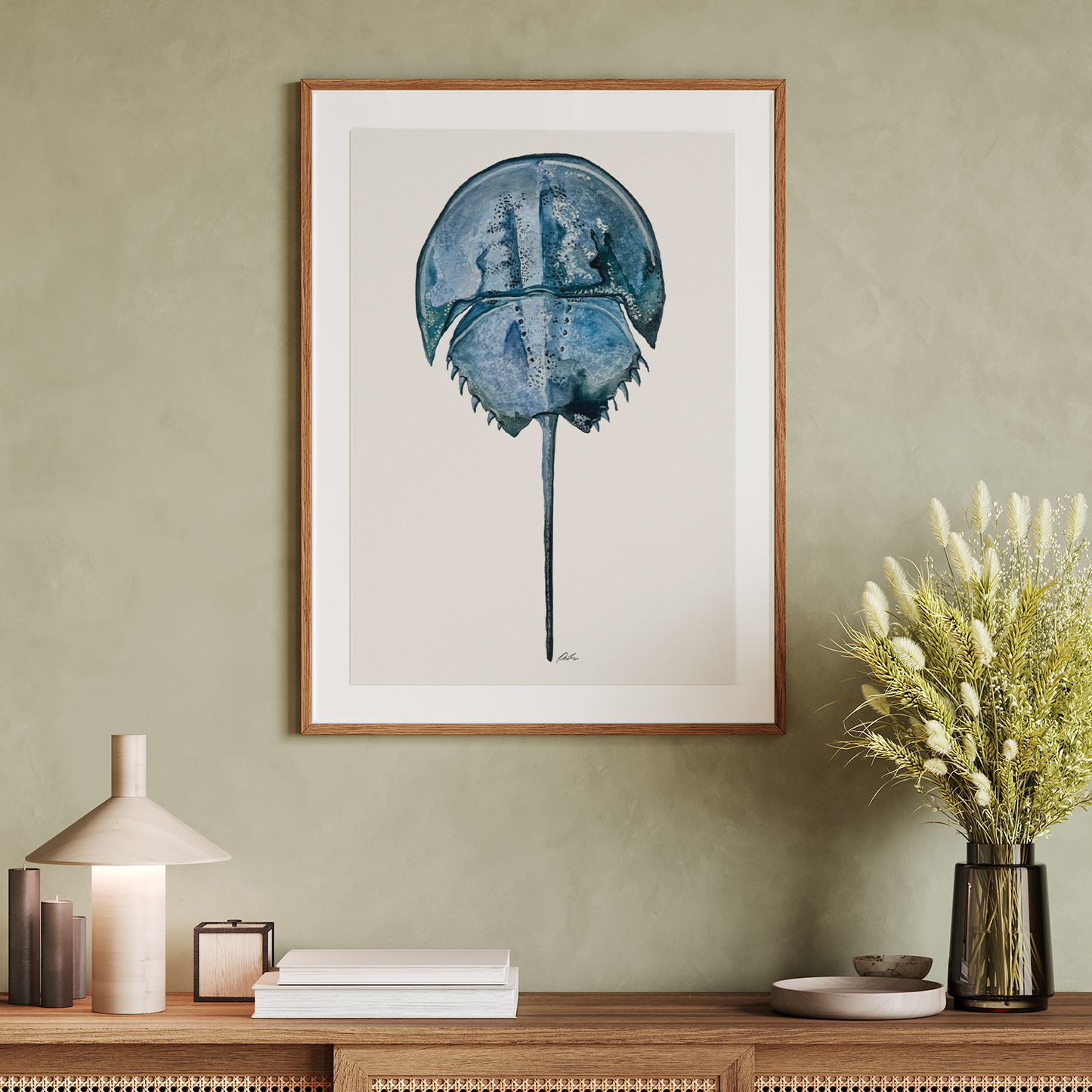 Horseshoe Crab Watercolor